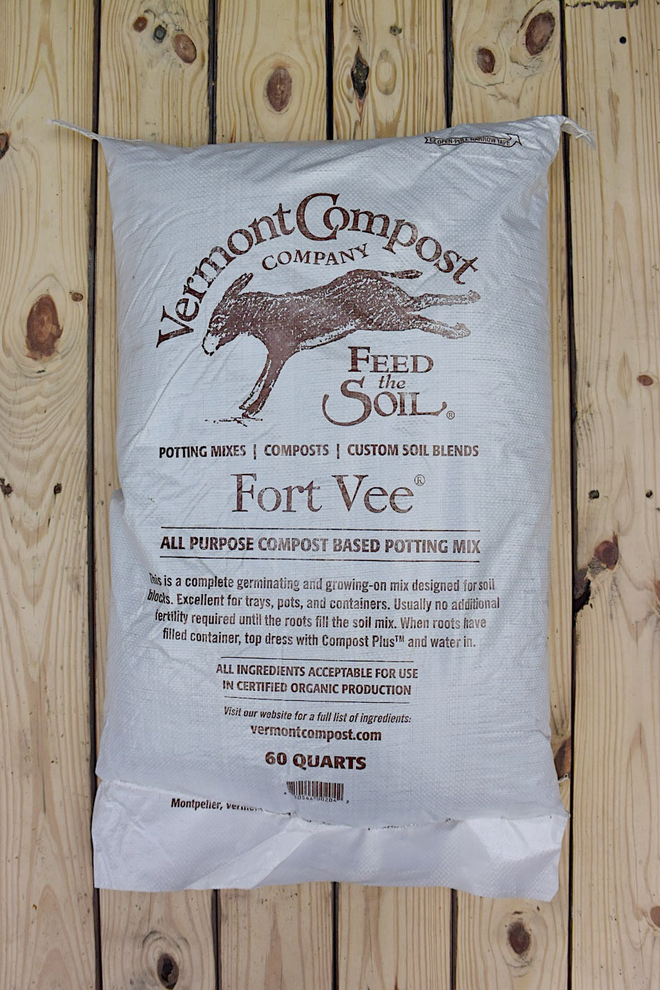 Vermont Compost Fort Vee Potting Soil 45 Qt Bag — Seven Springs Farm