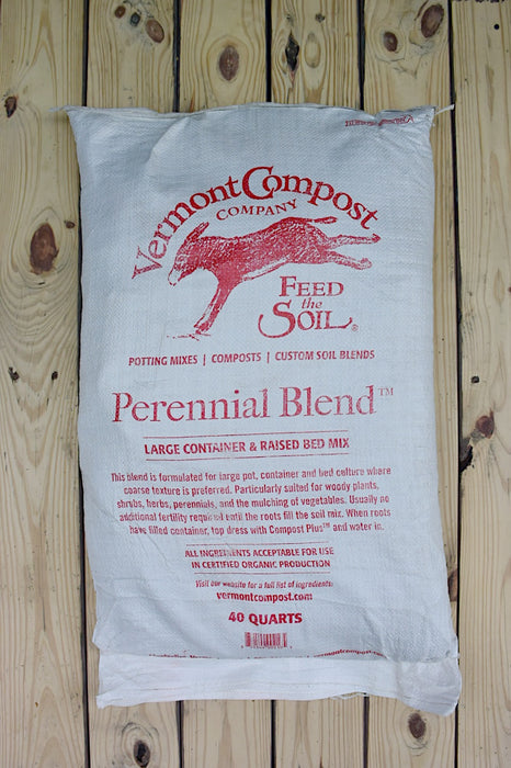 Vermont Compost Perennial Blend Large Container & Raised Bed Mix - 40 Qt Bag