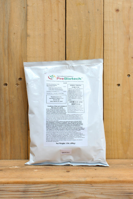 PreBiotech (4-4-0) Foliar Fertilizer 1 lb Bag