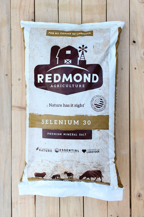 Redmond Selenium 30 Mineral Salt - 50 lb Bag