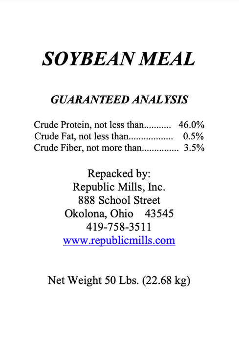 Soybean Meal (7-1-2) - 50 lb bag