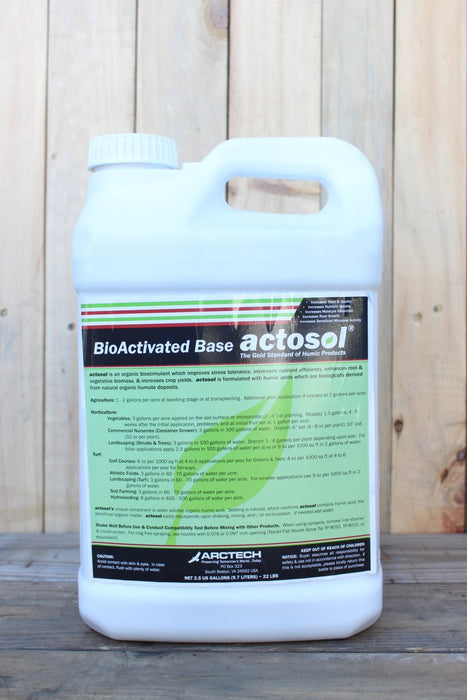 Actosol Organic Biostimulant - 2.5 Gallon - Seven Springs Farm Supply