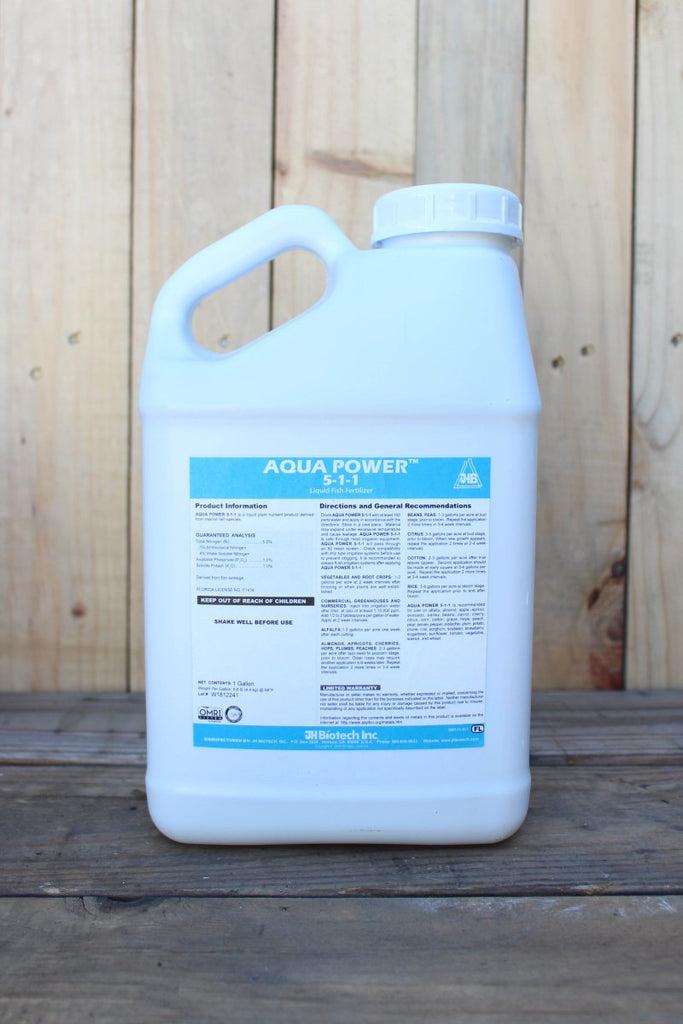 1 gal. organic gardening liquid fish emulsion fertilizer 5-1-1 Aqua Power Liquid Fish Fertilizer (5-1-1)