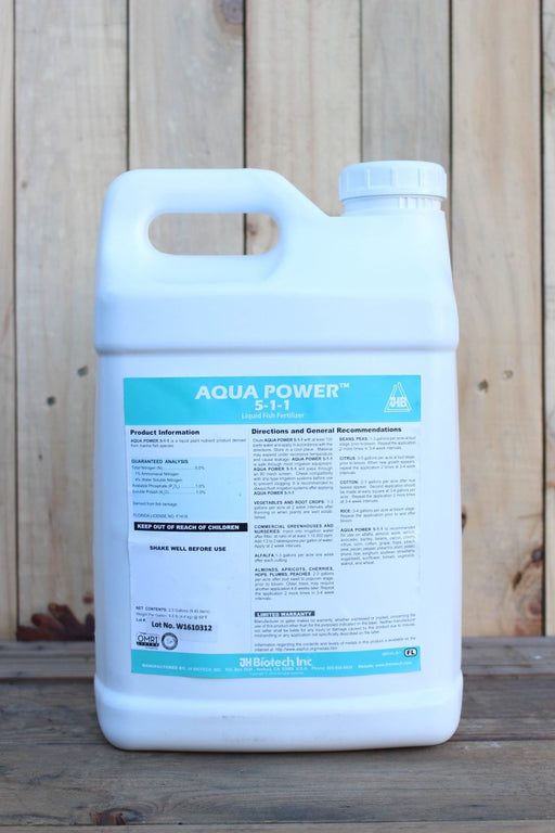 Aqua Power Liquid Fish Fertilizer (5 - 1 - 1) - 2.5 Gallon - Seven Springs Farm Supply
