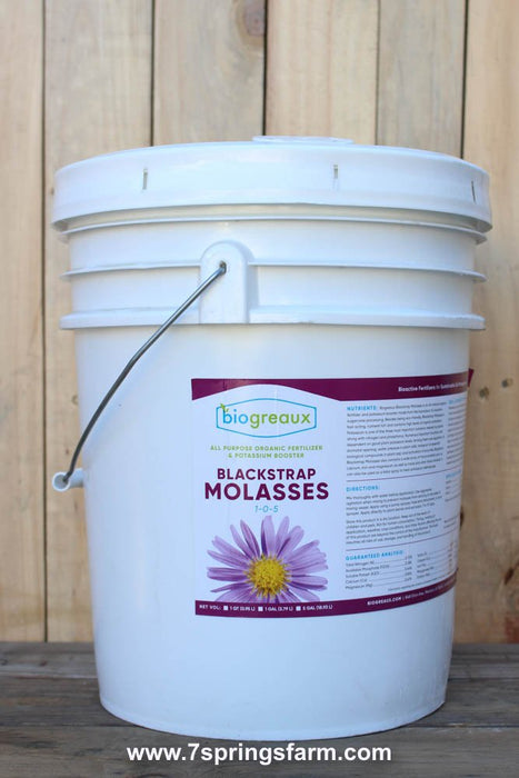 Biogreaux Blackstrap Molasses (1 - 0 - 5) 5 Gallon - Seven Springs Farm Supply