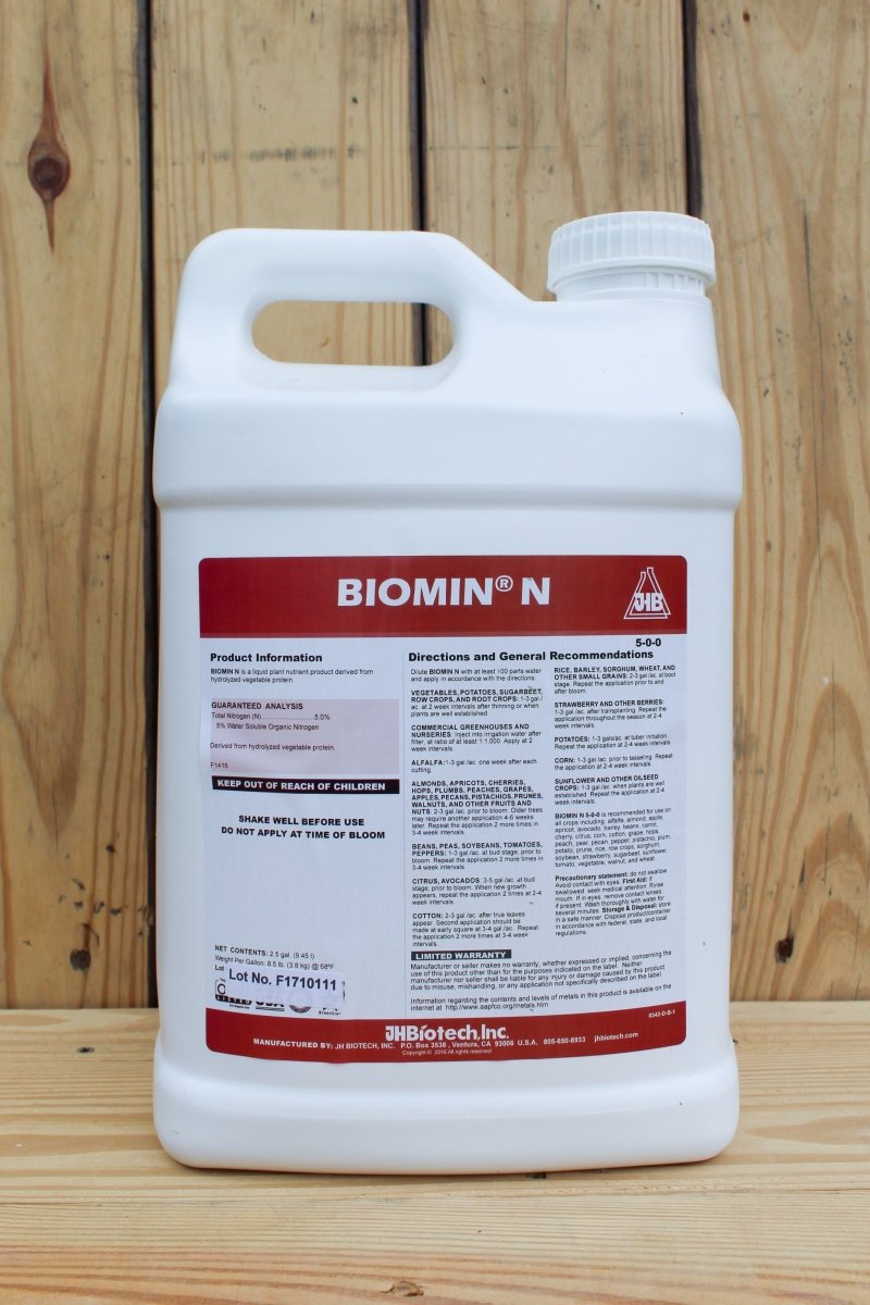 organic liquid nitrogen fertilizer Biomin N (5-0-0)