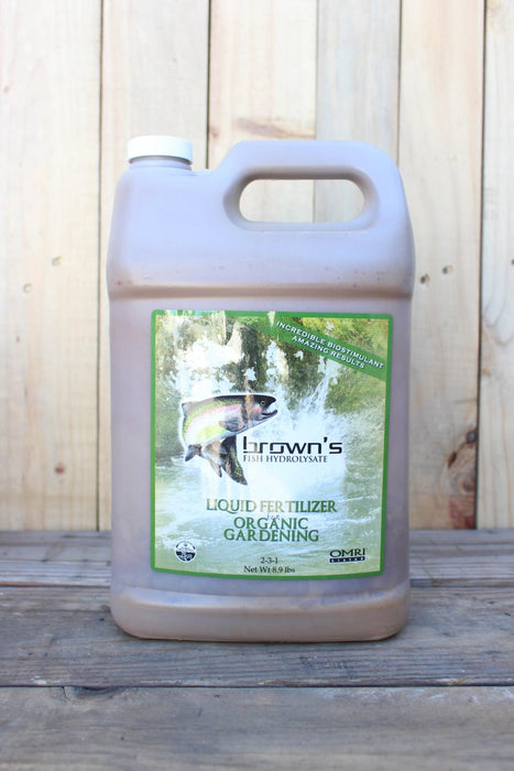 Brown's Fish Fertilizer (2 - 3 - 1) - 1 Gallon - Seven Springs Farm Supply