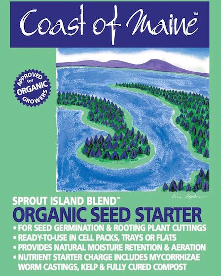Coast of Maine Sprout Island Blend Organic Seed Starter - 2 cu ft Bag - Seven Springs Farm Supply