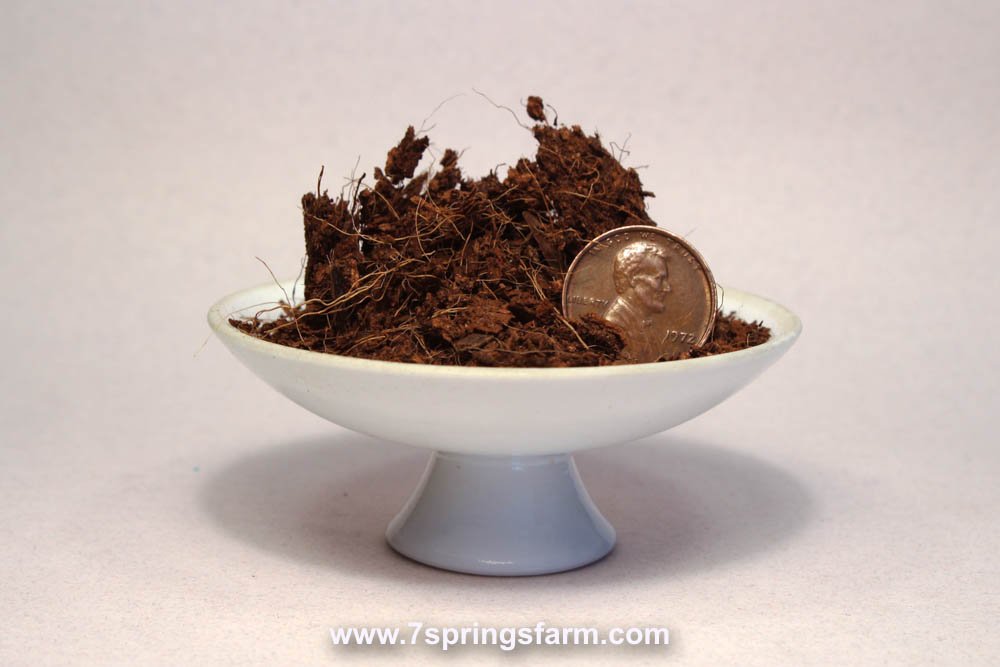 Coconut Coir Block (About 10 lbs) - Seven Springs Farm Supply