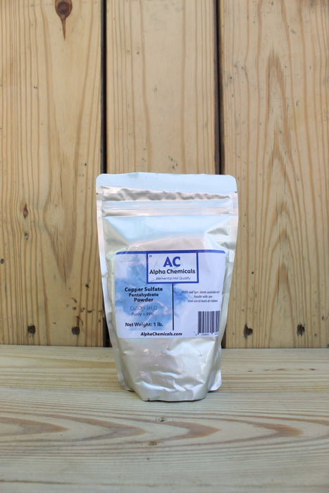 Copper Sulfate Powder - 1 lb - Seven Springs Farm Supply