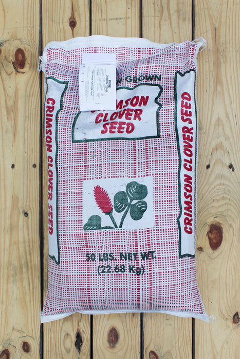Clover - Crimson Cover Crop Seed - 50 lb Bag