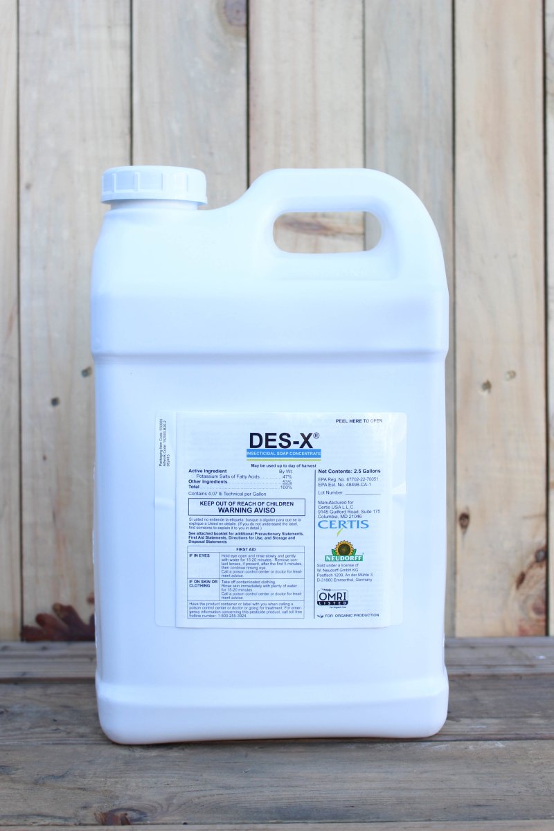 Des-X Insecticidal Soap Concentrate - 2.5 Gallon — Seven Springs