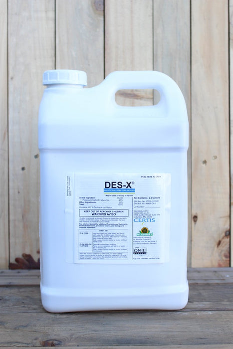 liquid soap insecticide Des-X Insecticidal Soap Concentrate