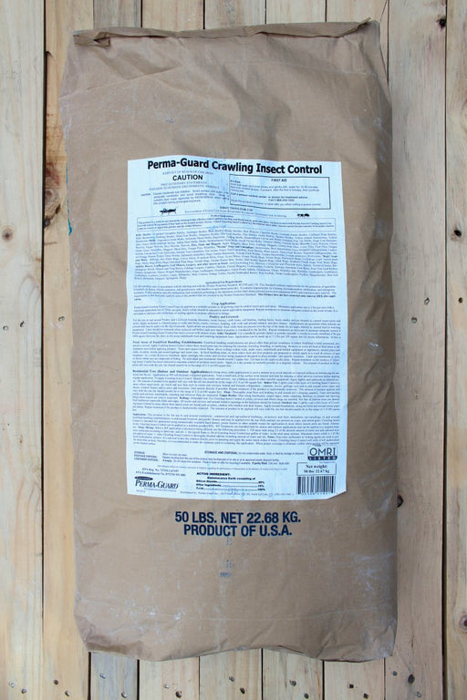 Diatomaceous Earth (DE) Crawling Insect Control - 50 lb Bag - Seven Springs Farm Supply