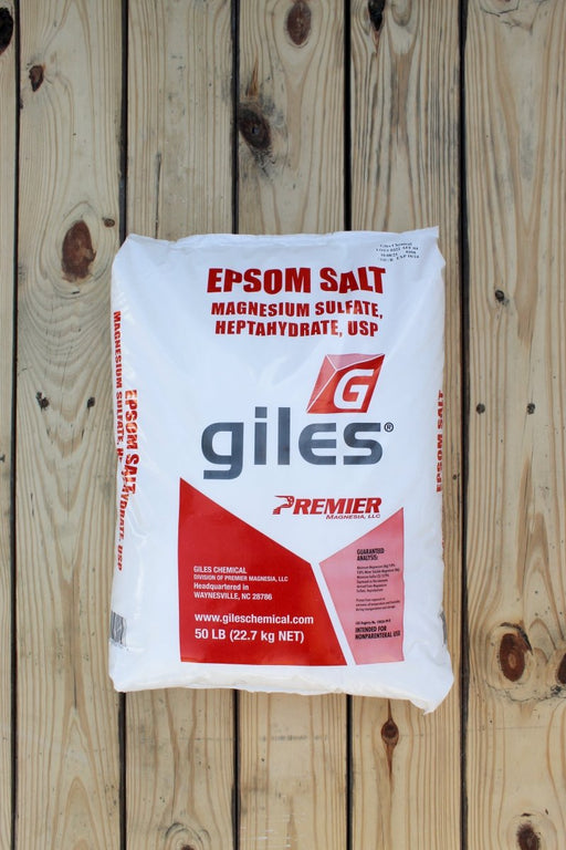 Epsom Salt - USP (Pharmaceutical Grade) - 50 lb Bag - Seven Springs Farm Supply