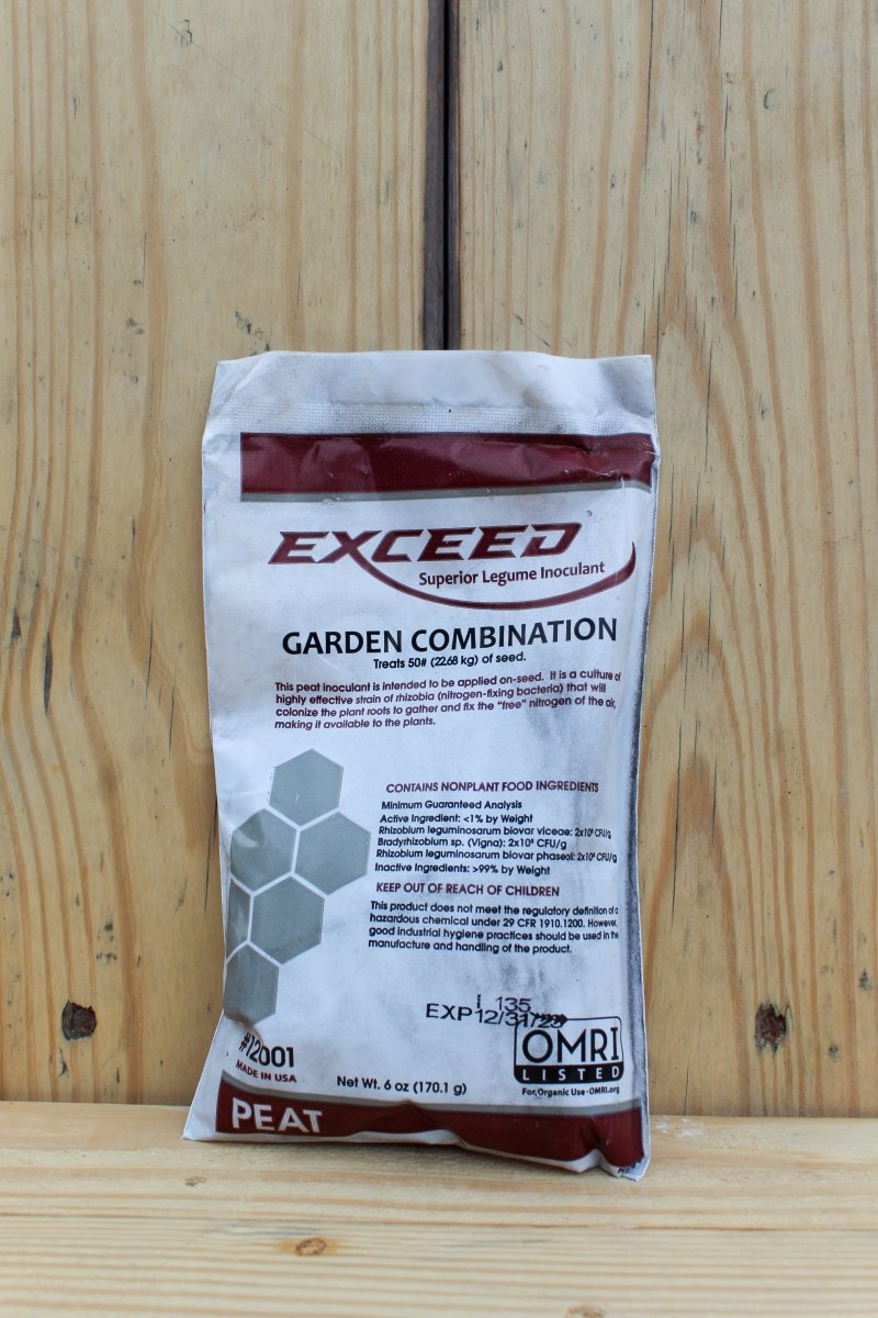 garden seed inoculant Exceed Garden Combo Legume Inoculant