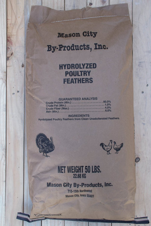 Feather Meal (13 - 0 - 0) - 50 lb Bag - Seven Springs Farm Supply