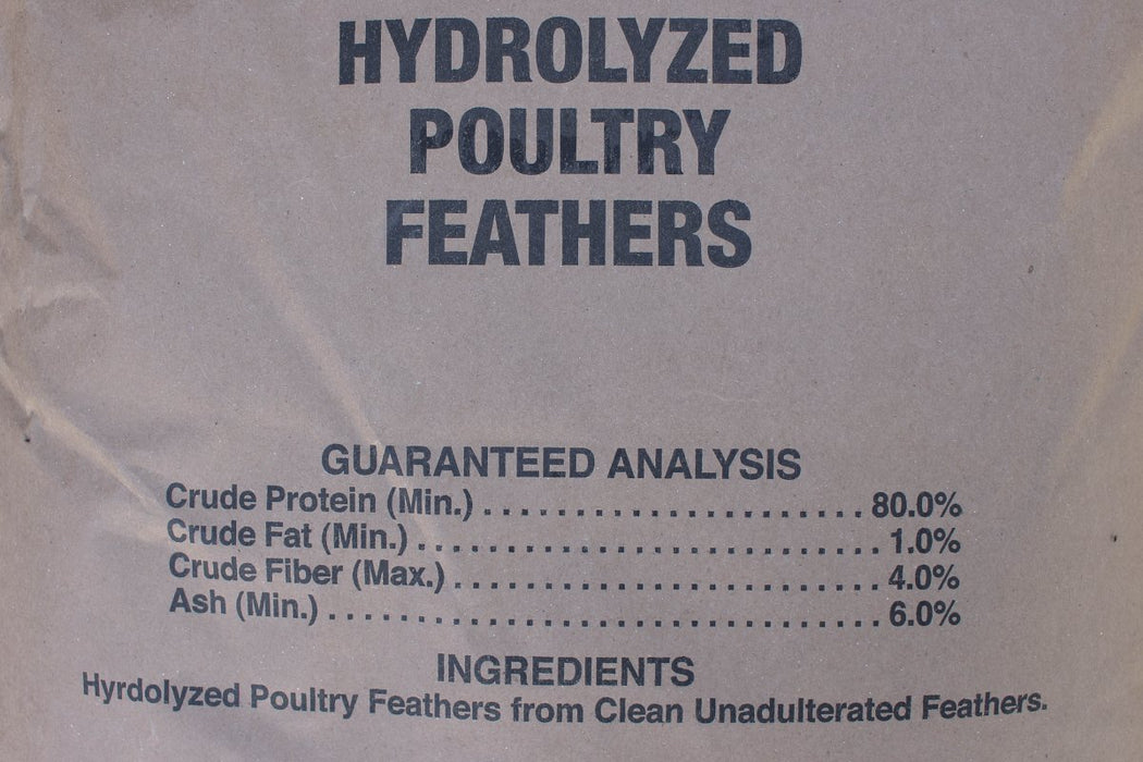 Feather Meal (13 - 0 - 0) - 50 lb Bag - Seven Springs Farm Supply