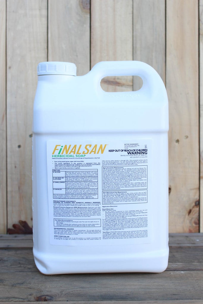 herbicidal FiNALSAN Herbicidal Soap- 2.5 Gallon