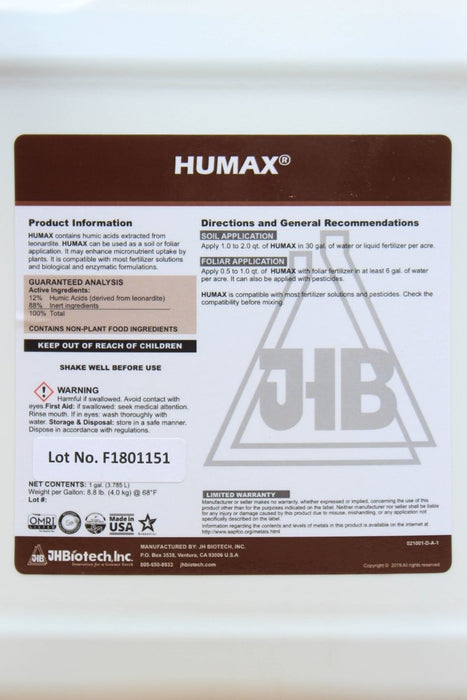 Humax 12% from JH Biotech - Gallon - Seven Springs Farm Supply