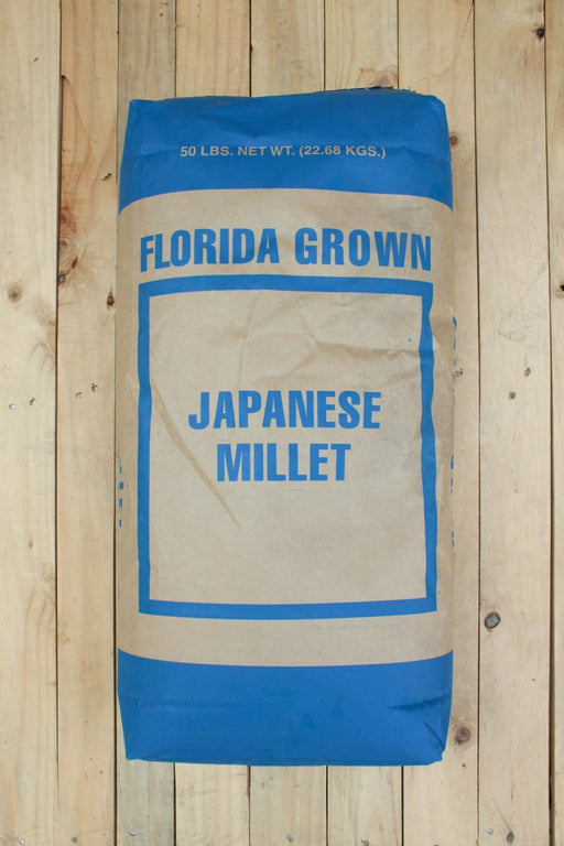 Japanese Millet NON OG Cover Crop Seed - 50 lb Bag - Seven Springs Farm Supply