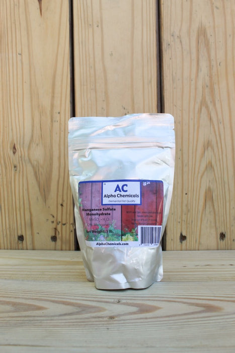 Manganese Sulfate Powder 31.5% - 1 lb Bag - Seven Springs Farm Supply