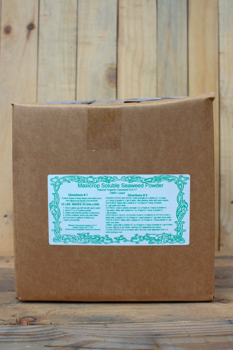 Maxicrop Soluble Seaweed Powder (0 - 0 - 17) - 22 lb - Seven Springs Farm Supply