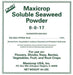 Maxicrop Soluble Seaweed Powder (0 - 0 - 17) - 44 lbs - Seven Springs Farm Supply