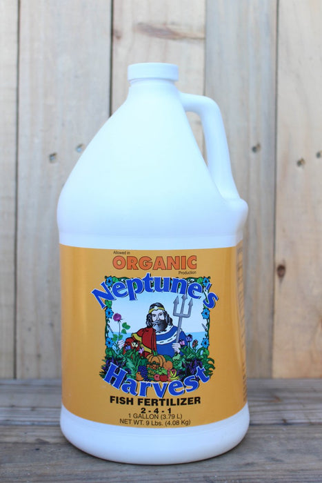 Neptune's Harvest Liquid Fish Fertilizer (2 - 4 - 1) - 1 Gallon - Seven Springs Farm Supply