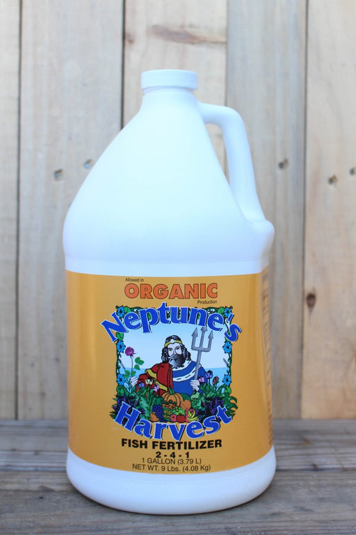 Neptune's Harvest Liquid Fish Fertilizer (2 - 4 - 1) - 1 Gallon - Seven Springs Farm Supply