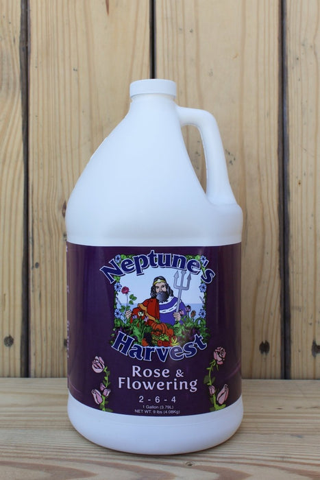 rose plant flowering fertilizer Neptune's Harvest Rose & Flowering (2-6-4)