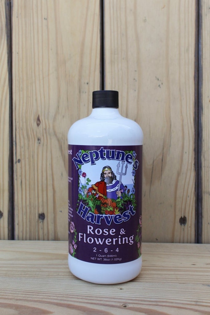 liquid fertilizer for rose plant Neptune's Harvest Rose & Flowering 2-6-4 32 oz. (1 qt.) Organic Fertilizer