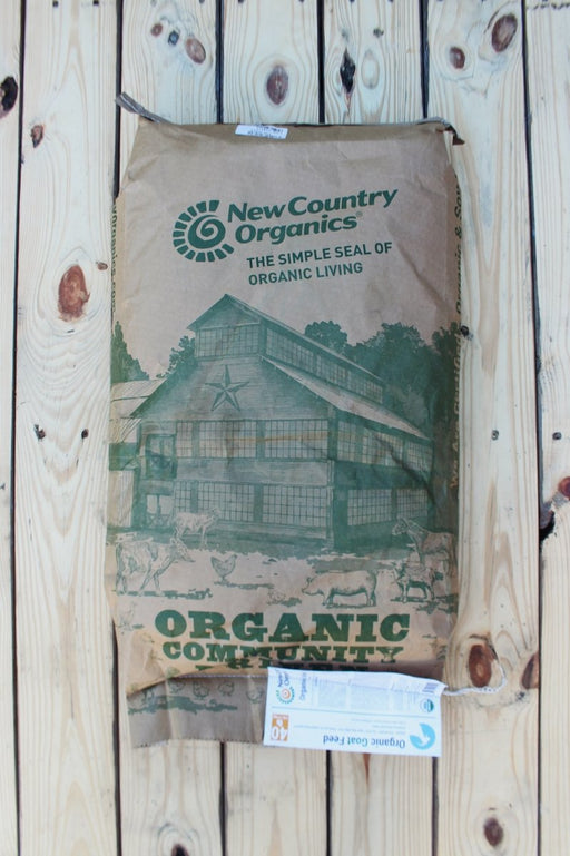 New Country Organics - Organic Goat Feed - 40 lb Bag - Seven Springs Farm Supply