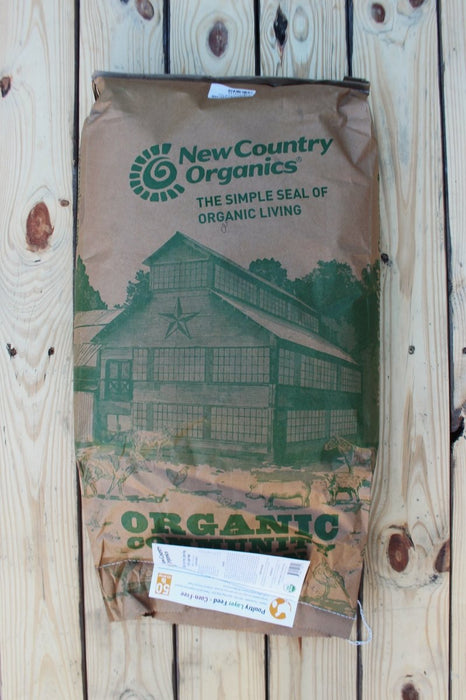 New Country Organics - Organic Soy - Free, Corn - Free Poultry Layer Feed - 50 lb Bag - Seven Springs Farm Supply