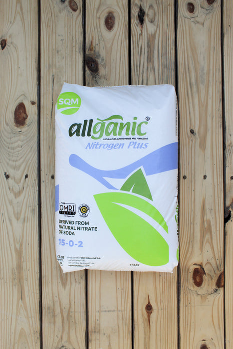 Allganic Nitrogen Plus (15-0-2) 50 lb Bag