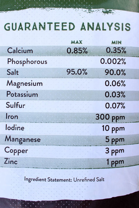 Redmond Agriculture 10 Fine Premium Mineral Salt - 50 lb Bag - Seven Springs Farm Supply