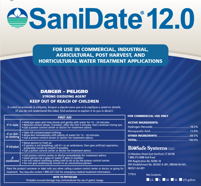 SaniDate 12.0 - 5 gallon - Seven Springs Farm Supply