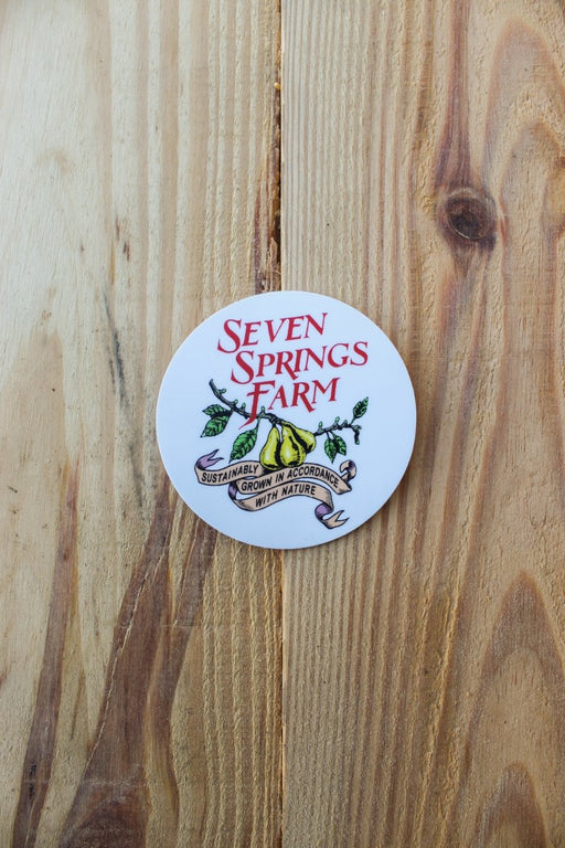 Seven Springs Farm Supply Classic Sticker - Circle - Seven Springs Farm Supply