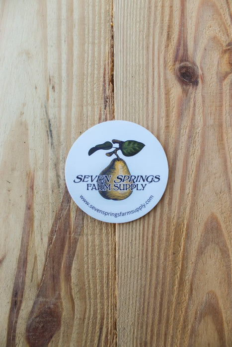 Seven Springs Farm Supply Sticker - Circle - Seven Springs Farm Supply