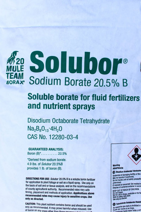 ureabor herbicide Solubor 20.5% Boron (Sodium Borate)