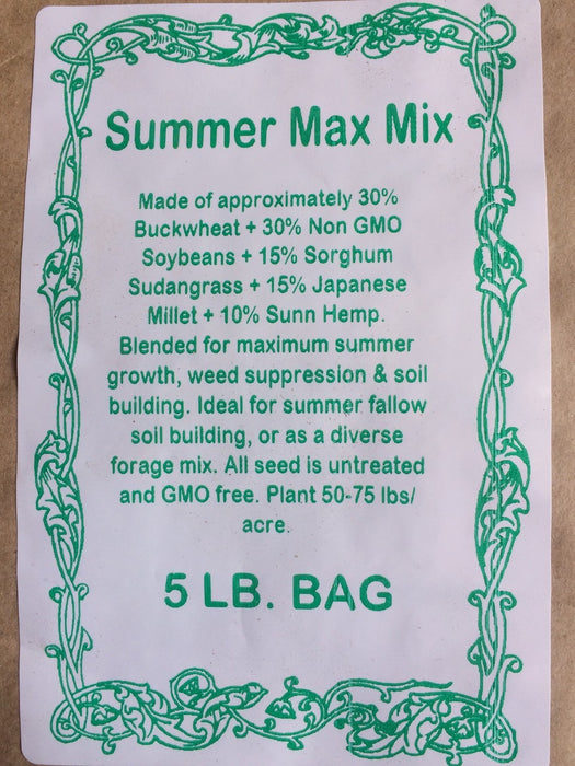 Summer Max Cover Crop Mix - 5 lb Bag