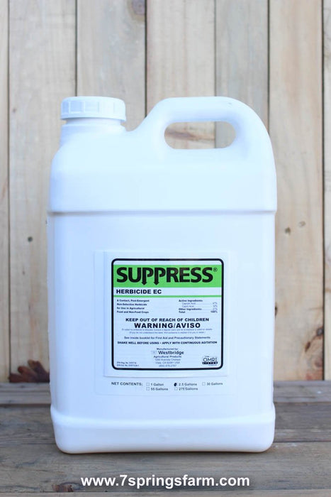 Suppress Herbicide EC - 2.5 Gallon - Seven Springs Farm Supply