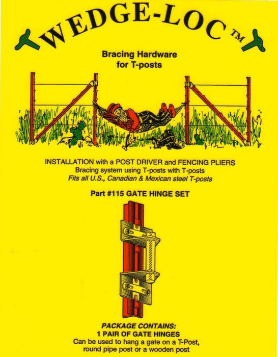 Wedge - Loc Hinge Set 115 - Seven Springs Farm Supply