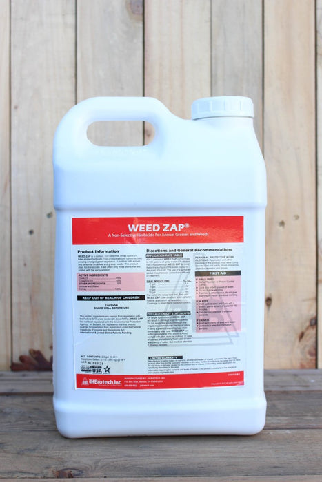 Weed Zap Non - Selective Natural Herbicide - 2.5 Gallon - Seven Springs Farm Supply