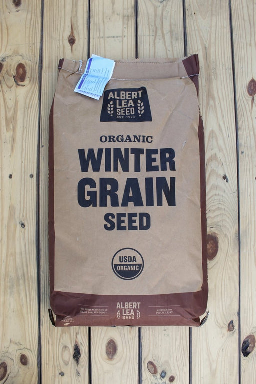 Winter Wheat OG - Red Hard Cover Crop Seed - 50 lb Bag - Seven Springs Farm Supply
